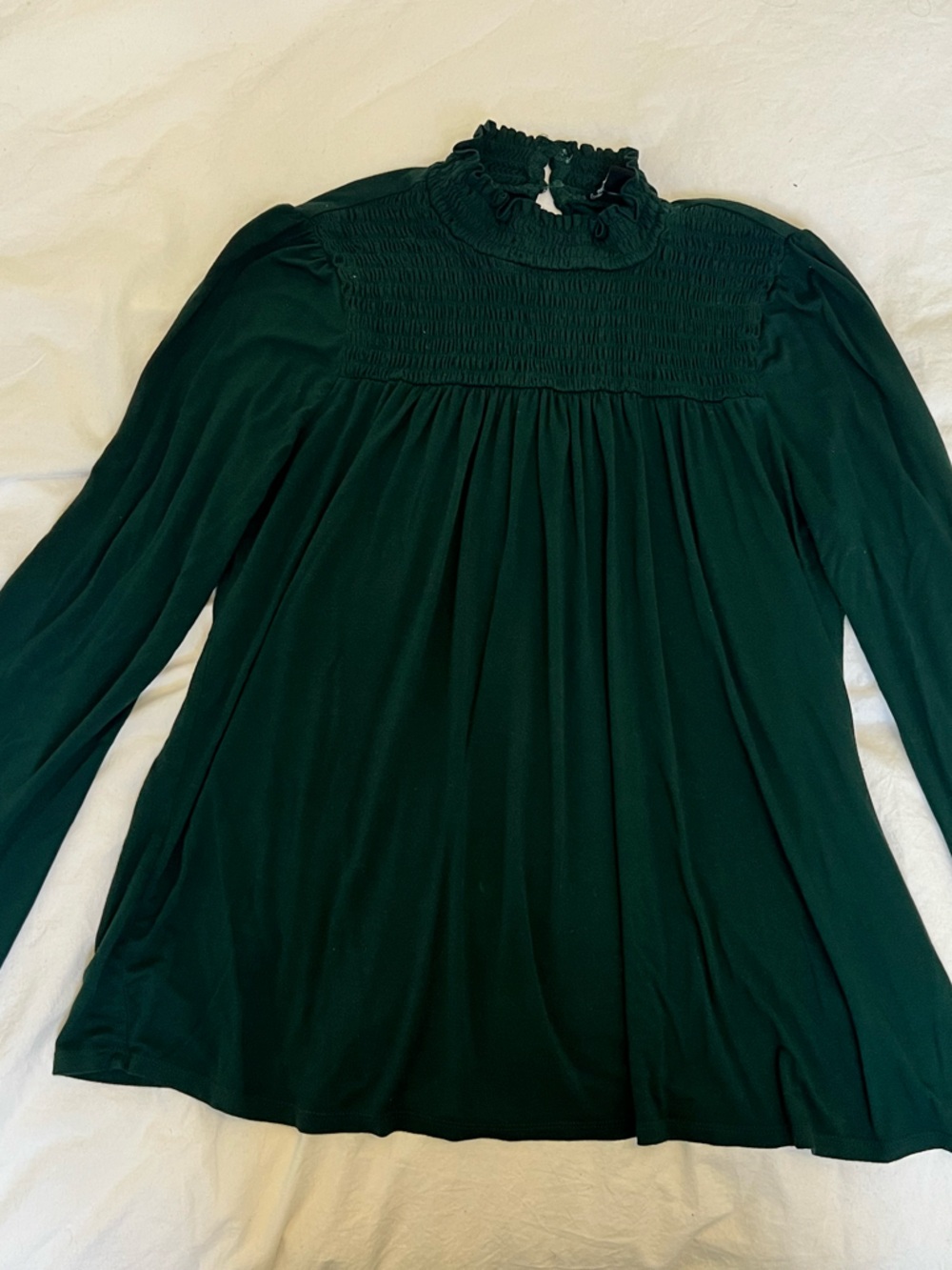 Cable and Gauge Dark Blouse